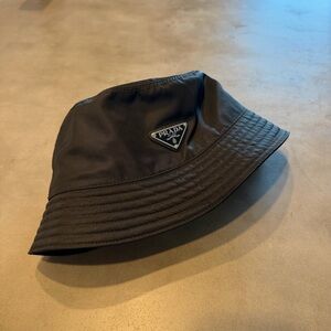 Prada Classic Black Bucket Hat